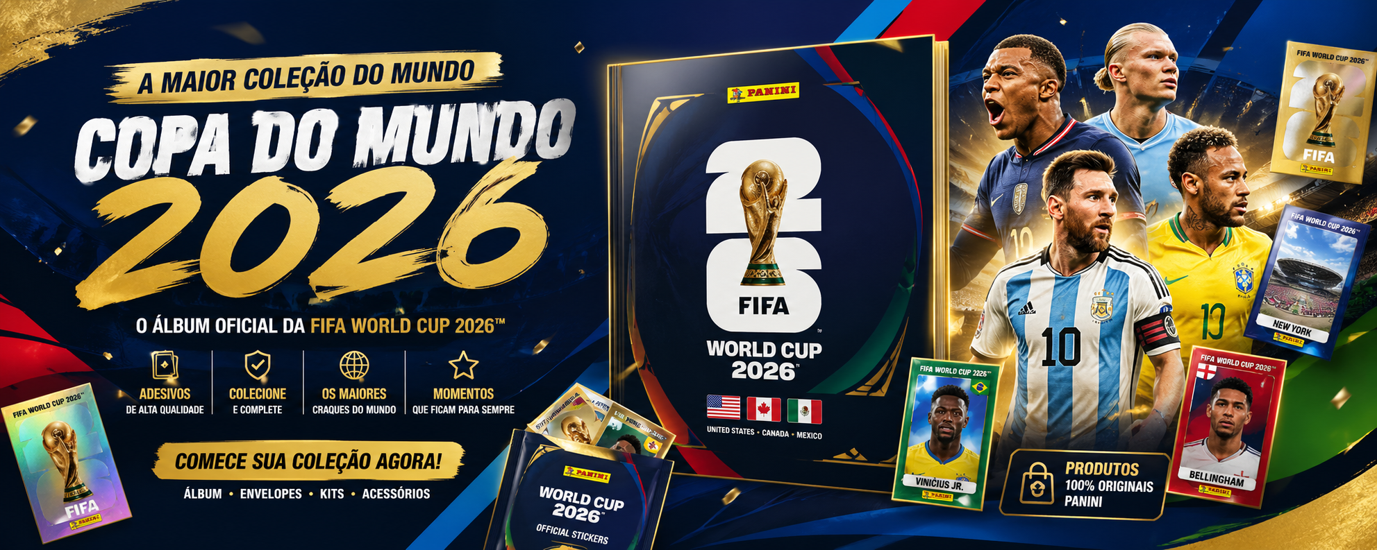 A espera acabou – a coleção da Copa 2026 chegou